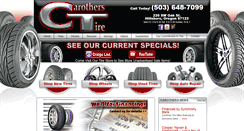 Desktop Screenshot of carotherstire.com